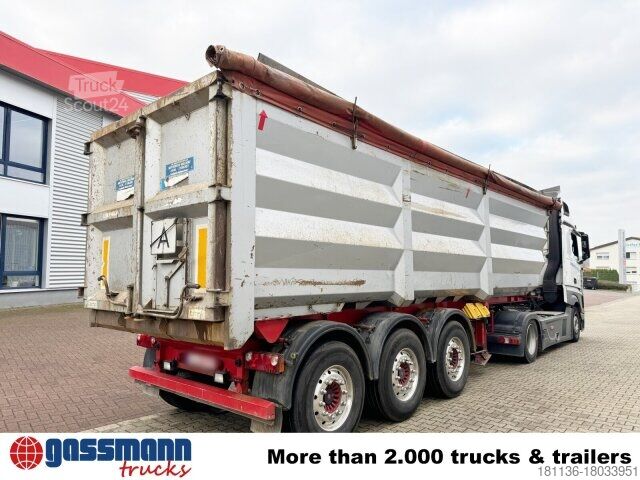 Kipper Auflieger LÜCK SKF 35, Stahlmulde ca. 37m³, Liftachse