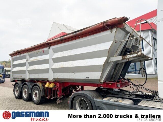 Kipper Auflieger LÜCK SKF 35, Stahlmulde ca. 37m³, Liftachse