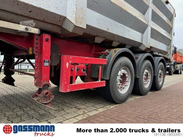 Kipper Auflieger LÜCK SKF 35, Stahlmulde ca. 37m³, Liftachse