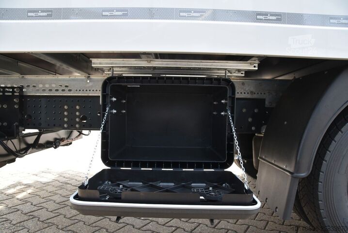 Camion caisson IVECO Eurocargo 120E28-P Koffer SPIER LBW 1500 8AP Kli