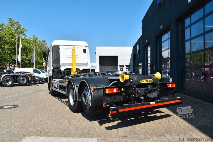 Camion benne à bras amovible IVECO X-WAY AS280X50Y-PS Abrollkipper PALFINGER HT20TE