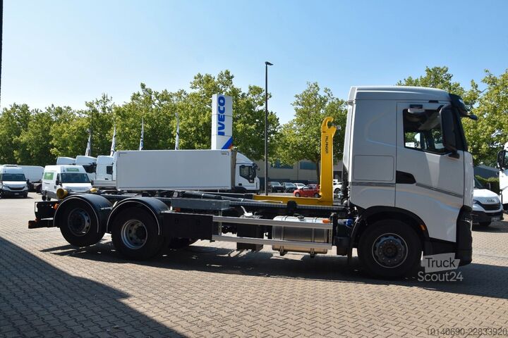 Camion benne à bras amovible IVECO X-WAY AS280X50Y-PS Abrollkipper PALFINGER HT20TE