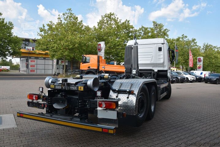 Tovornjak s kavljem za kontejnerje IVECO X-WAY AS280X58Y-PS Abrollkipper MEILLER RS21.70
