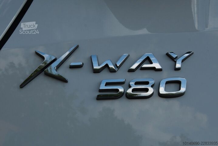 Tovornjak s kavljem za kontejnerje IVECO X-WAY AS280X58Y-PS Abrollkipper MEILLER RS21.70