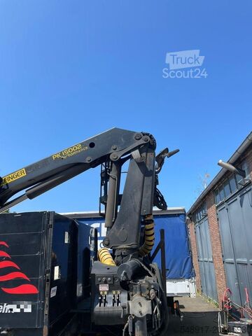 Lapos platós MAN TGX 26.440  6x2   LLW Pritsche mit Kran Palfinge