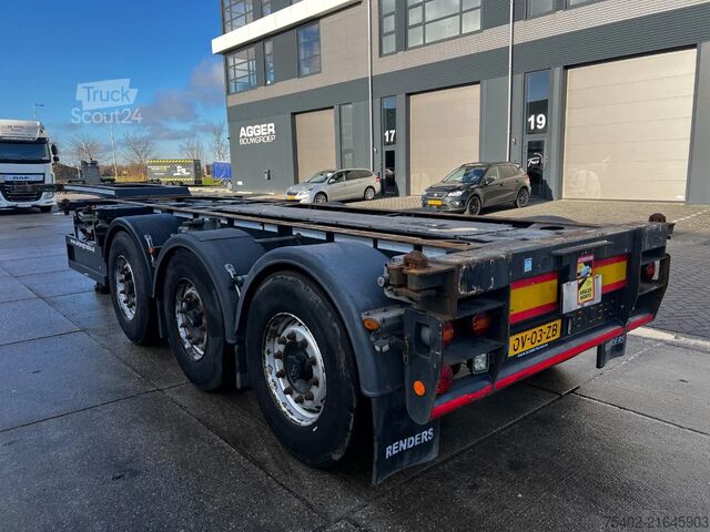 Transport kontenerowy Renders F08FJ3HWSA Euro 800 3DFCST / Container Chassis ...