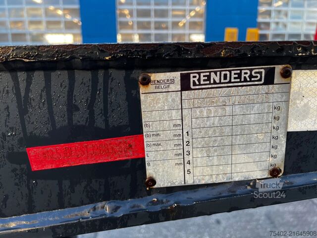 Transport kontenerowy Renders F08FJ3HWSA 3DFCST / Container Chassis / 45FT / ...