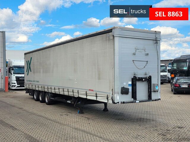 Brandalı açık yarı römork KÖGEL S24-1 | Hubdach | EDSCHA