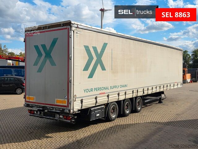 Brandalı açık yarı römork KÖGEL S24-1 | Hubdach | EDSCHA
