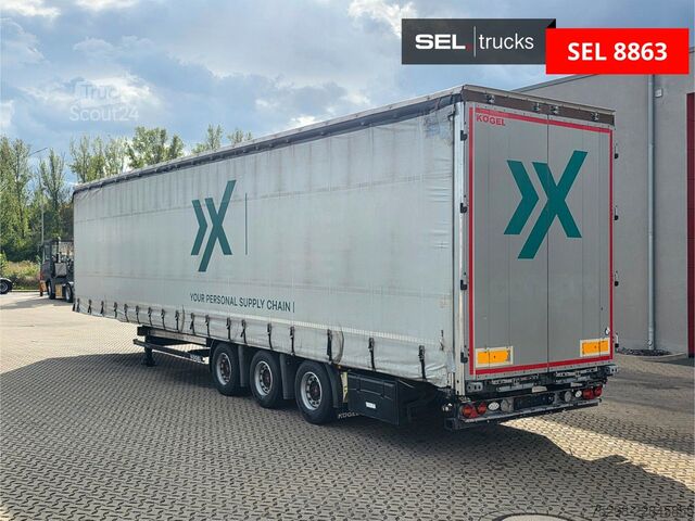 Brandalı açık yarı römork KÖGEL S24-1 | Hubdach | EDSCHA