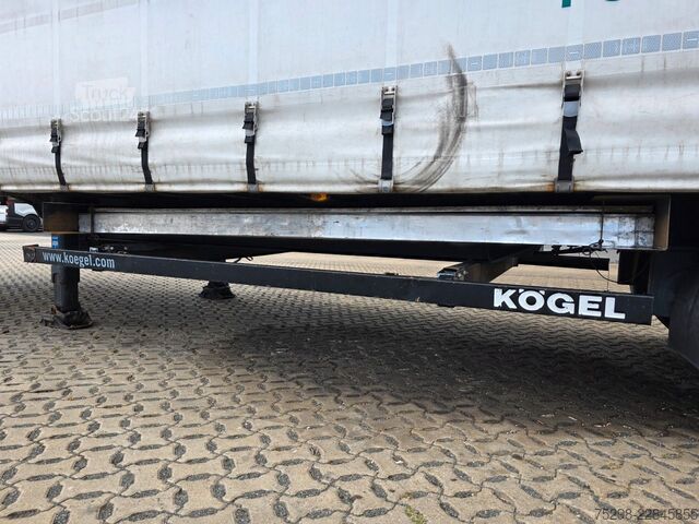 Brandalı açık yarı römork KÖGEL S24-1 | Hubdach | EDSCHA