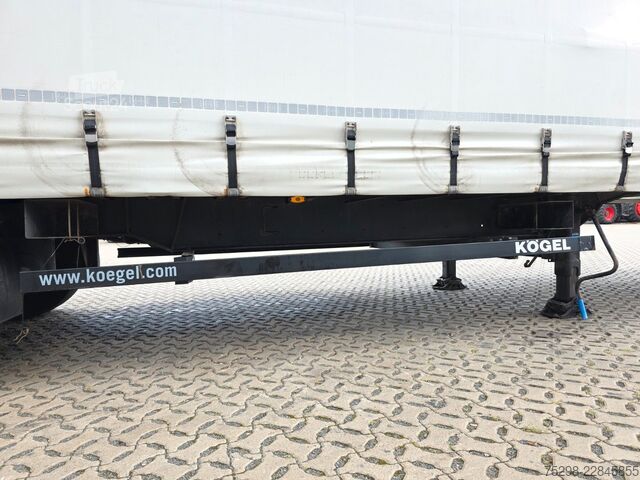 Brandalı açık yarı römork KÖGEL S24-1 | Hubdach | EDSCHA