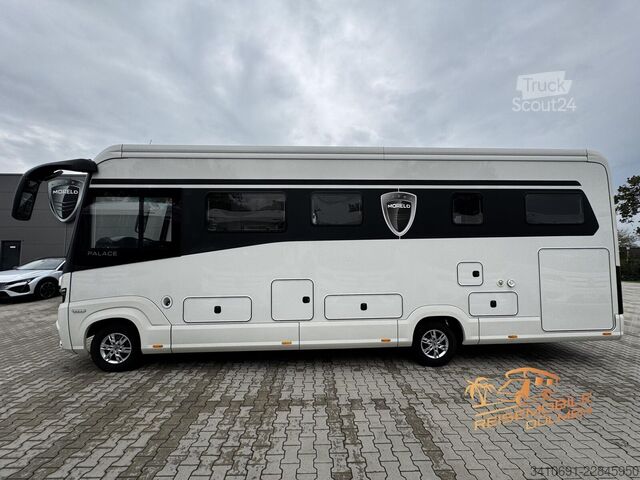 Integrovaný obytný vůz MORELO Palace 88 LB Wide Axle 5Sitzer  3xLithium Hubbet