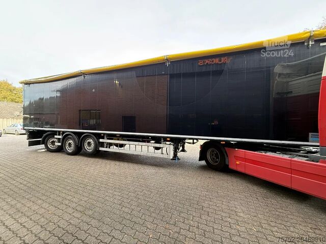 Fond mouvant Knapen Trailers K200 85m3 Stuuras/Lenkachse Cargo Floor 10MM Al...