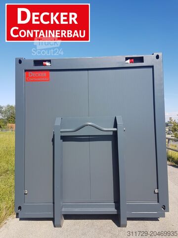Conteneur d'habitation Decker Containerbau Kombicontainer, 20 ft halb Büro/ Lager