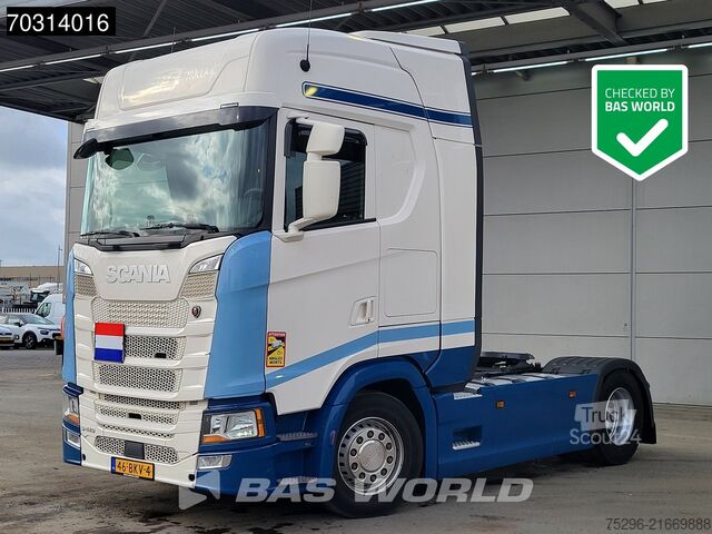 Estándar-SZM Scania S410 4X2 NL-Truck Retarder 2xTanks Standklima