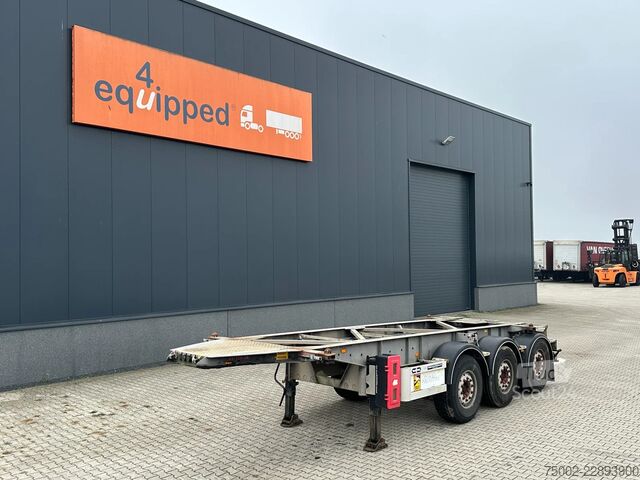 Транспорт на контейнери Van Hool 20FT ADR CHASSIS / galvanized / MB DISC / 2x li...