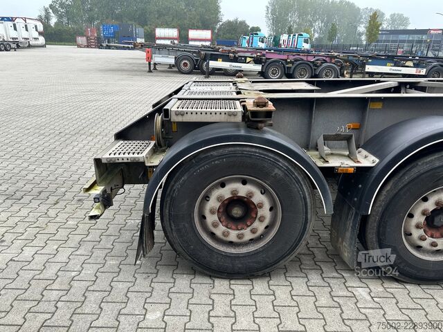 Транспорт на контейнери Van Hool 20FT ADR CHASSIS / galvanized / MB DISC / 2x li...