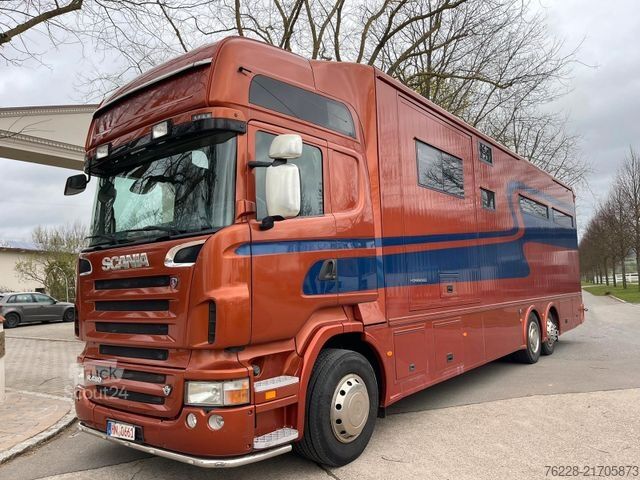 Dyretransportbil SCANIA Pferdetransporter