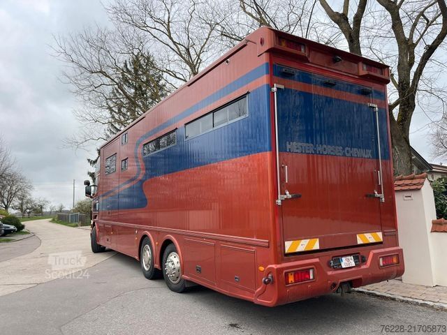 Dyretransportbil SCANIA Pferdetransporter