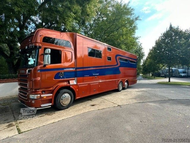 Dyretransportbil SCANIA Pferdetransporter