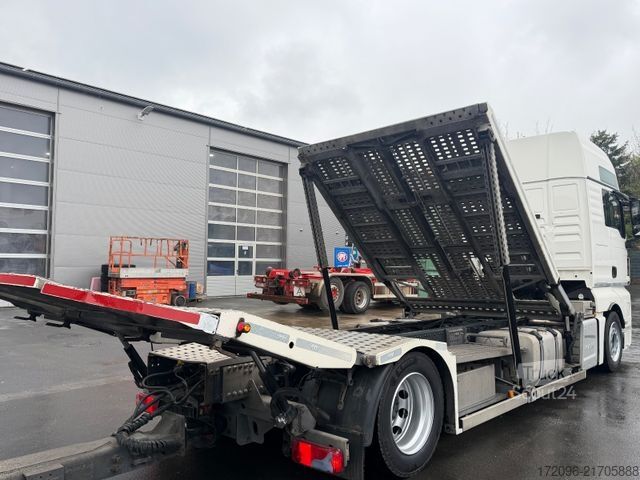 Automašīnu pārvadātājs MAN TGX 18.420 XXL + FVG 2018, 5er, VDI, Retarder