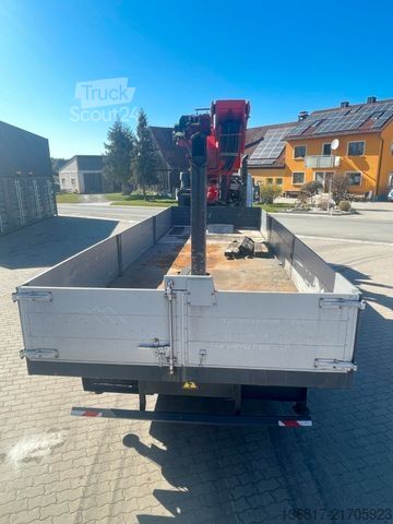 LKW mit Pritsche (offen) VOLVO FM12  8x4BB KIPPER KRAN PK33000ELB Fly-Jib WINDE