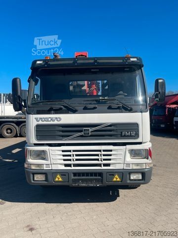LKW mit Pritsche (offen) VOLVO FM12  8x4BB KIPPER KRAN PK33000ELB Fly-Jib WINDE