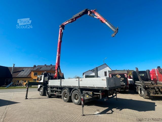 LKW mit Pritsche (offen) VOLVO FM12  8x4BB KIPPER KRAN PK33000ELB Fly-Jib WINDE