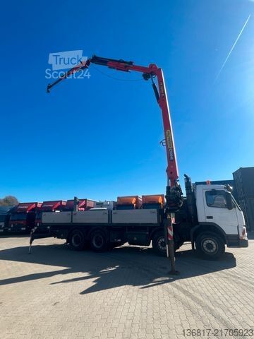 LKW mit Pritsche (offen) VOLVO FM12 8x4BB KIPPER KRAN PK33000ELB Fly-Jib WINDE