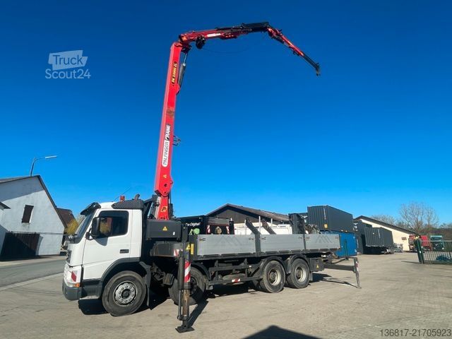 LKW mit Pritsche (offen) VOLVO FM12  8x4BB KIPPER KRAN PK33000ELB Fly-Jib WINDE