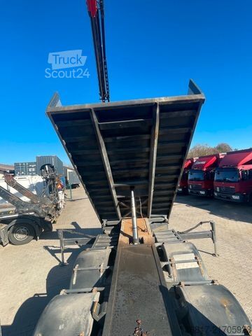 LKW mit Pritsche (offen) VOLVO FM12  8x4BB KIPPER KRAN PK33000ELB Fly-Jib WINDE