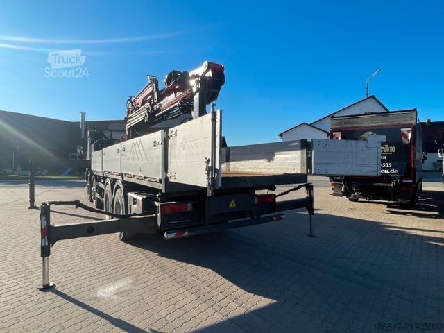 LKW mit Pritsche (offen) VOLVO FM12 8x4BB KIPPER KRAN PK33000ELB Fly-Jib WINDE