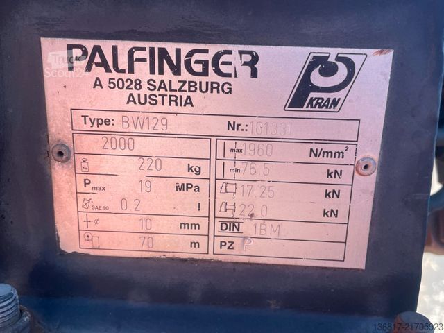 LKW mit Pritsche (offen) VOLVO FM12  8x4BB KIPPER KRAN PK33000ELB Fly-Jib WINDE