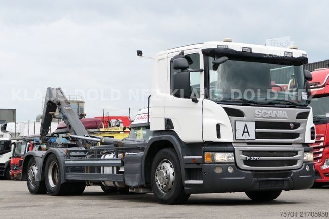Abrollkipper SCANIA P370 Abrollkipper Meiller Lift-/Lenkachse Kamera