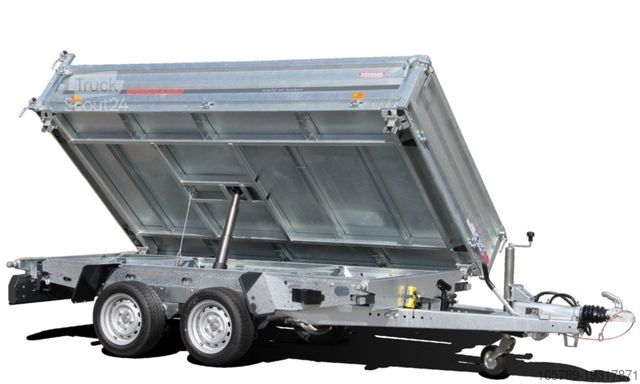 Trijų pusių savivartis priekaba WOERMANN Gala 3032/180 Stahl