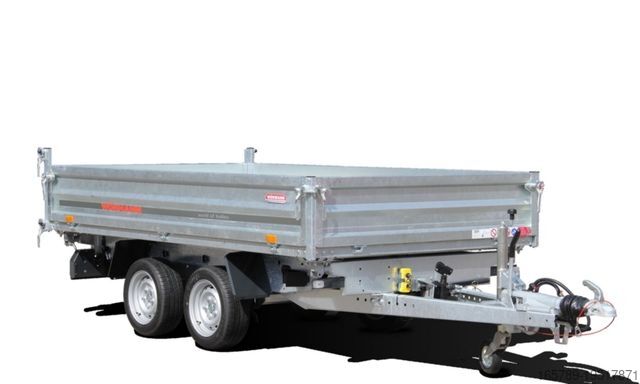 Trijų pusių savivartis priekaba WOERMANN Gala 3032/180 Stahl