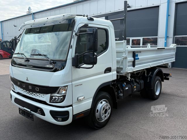 Üç yönlü damperli kamyonet FUSO Canter 7C18 Meiller Kipper Tageszulassung