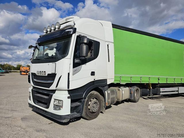 Standard dragbil IVECO 480 Stralis, Retrader, 2 Kreis-Hydraulik