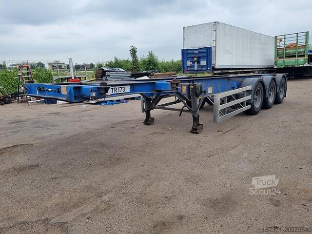 Transporte de contentores SDC 3 AXLE |  TANK CONTAINER CHASSIS | 20/30 FT ADR