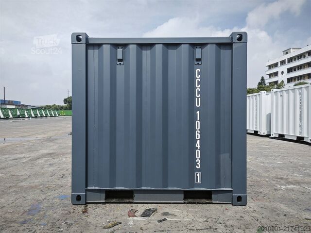 Seecontainer 6 Fuß Seecontainer / Anthrazit Lichtgrau / Minicontainer /Baucontainer