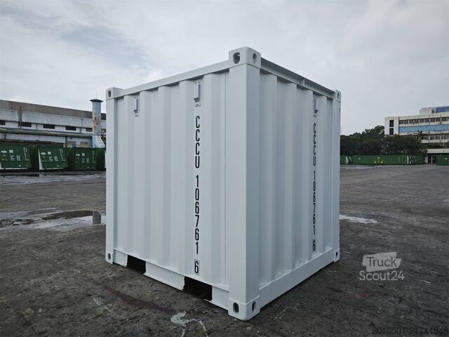 Container de transport maritim 6 Fuß Seecontainer / Anthrazit Lichtgrau / Minicontainer /Baucontainer