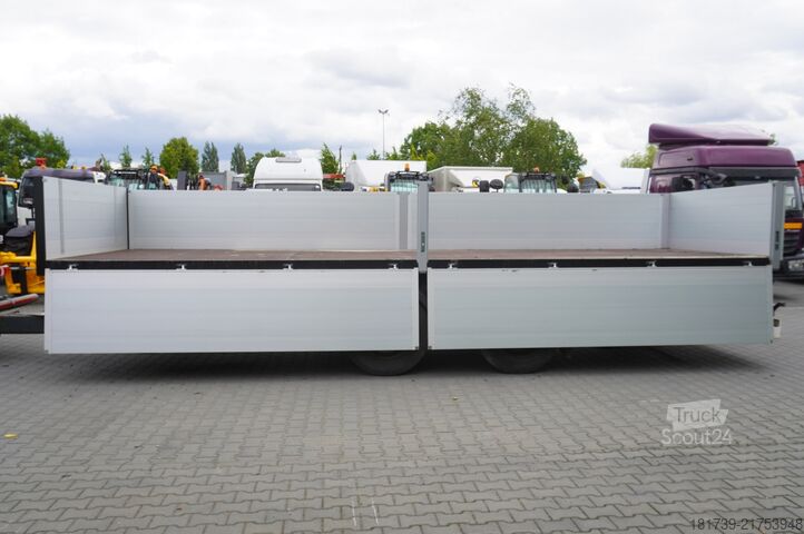 Inşaat römorku Krone construction trailer / Flatbed 18 pallet