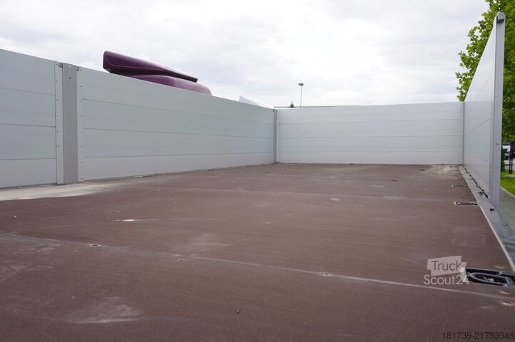 Inşaat römorku Krone construction trailer / Flatbed 18 pallet