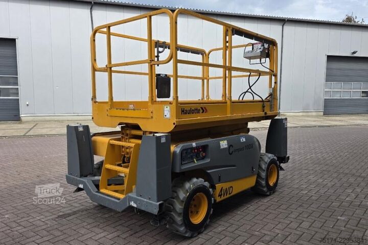 رفع المقص Haulotte COMPACT 10DX Diesel, 4x4 Drive, 10.2m Working Heig