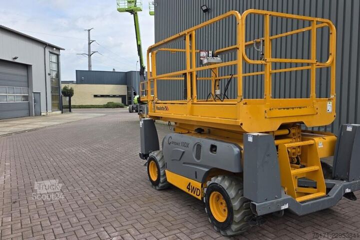رفع المقص Haulotte COMPACT 10DX Diesel, 4x4 Drive, 10.2m Working Heig