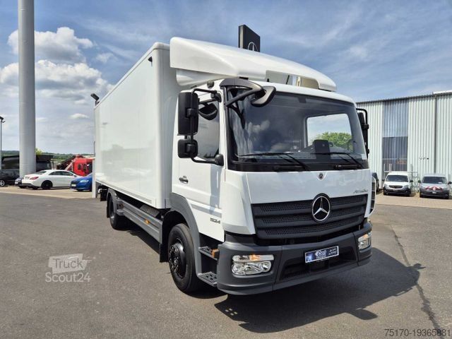 Box truck MERCEDES-BENZ Atego 1524 L LBW 1.500kg Standheizung Klima