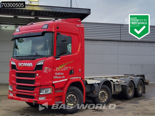 Podwozie z kabiną Scania R650 R 8X4 8x4 chassis Big-Axle Retarder Semi A...