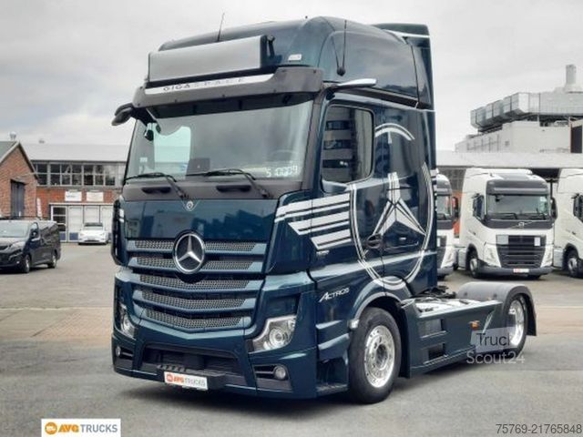 Lielapjoma vilcējs MERCEDES-BENZ 1851 LS ACTROS Giga Retarder Standklima Alu