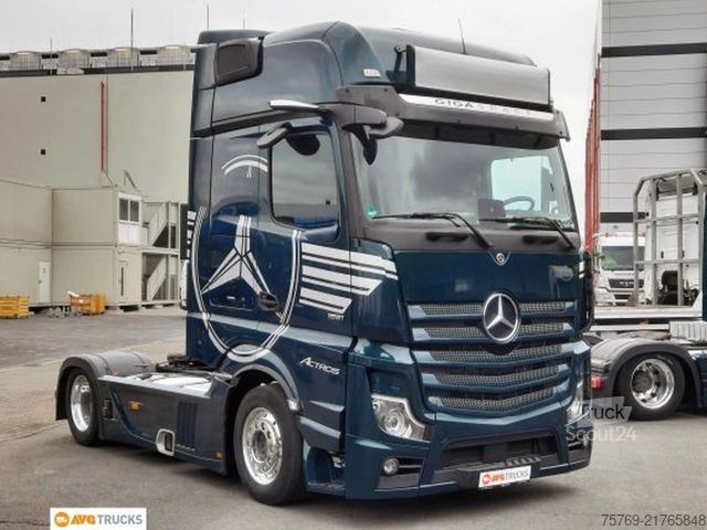 Lielapjoma vilcējs MERCEDES-BENZ 1851 LS ACTROS Giga Retarder Standklima Alu